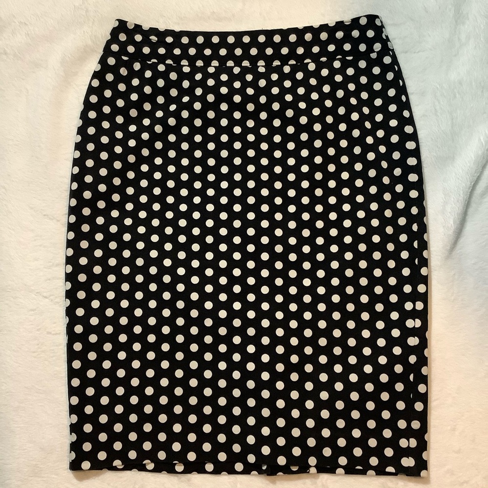 LOFT Polka dot Pencil Skirt Size 2